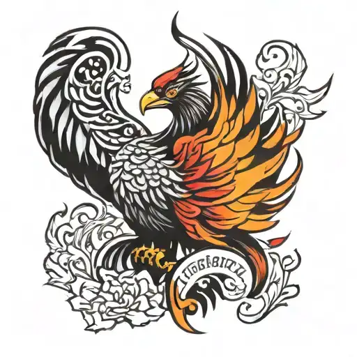 Phoenix Rising From The Ashes