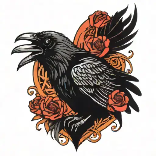 Raven Pecks The Heart