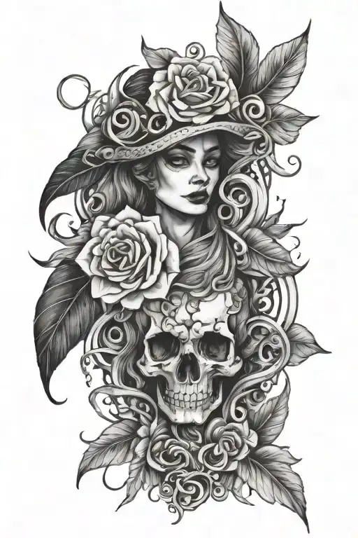 Black And White Drawing