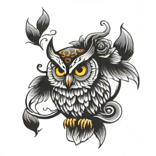 Oeg Letters With Owl