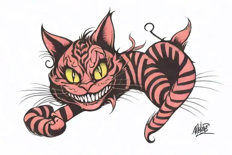 Disney Alice In Wonderland Cheshire Cat Smile