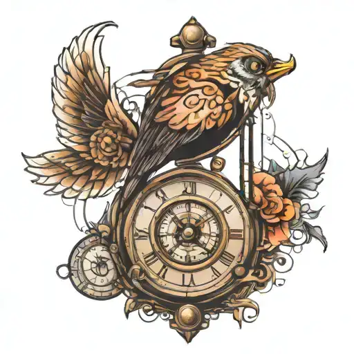 Clock Compass Hourglass Eye