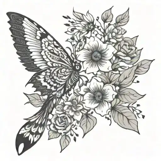 Floral Animal Words Fineline