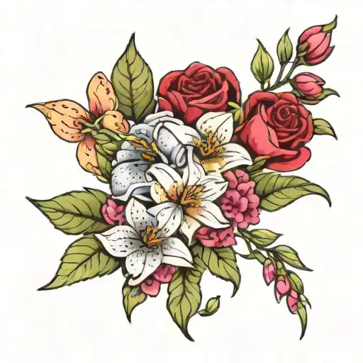 Birth Flower Bouquet