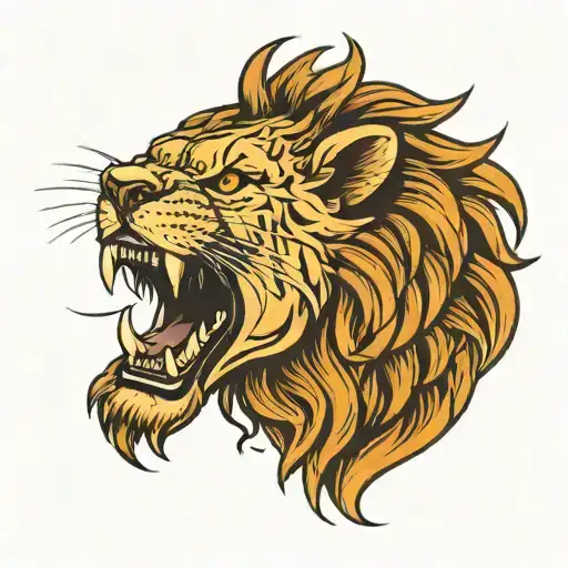 Lion Roaring