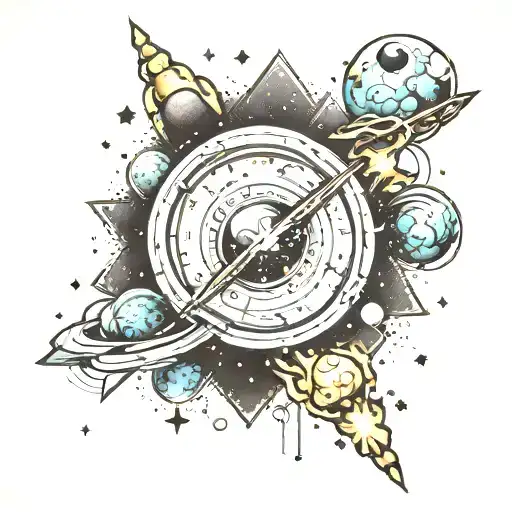 Space And Nebula Star