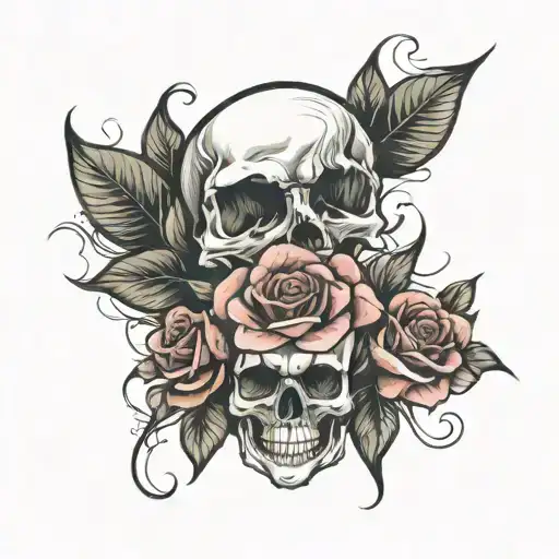 Skull And Roses