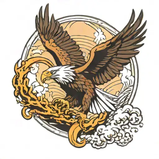 Bald Eagle And Dragon Ball Z