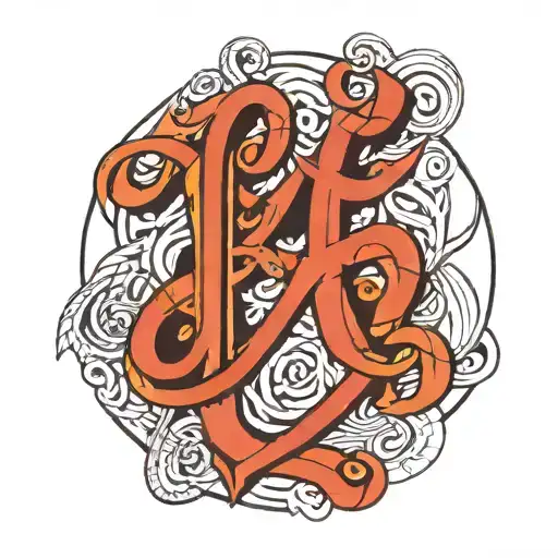 The Word 'Lee' Written Underneath An Image Of A 3 Strings Tied Together