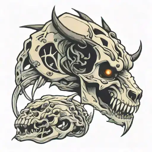 Saber Tooth Tiger Skull