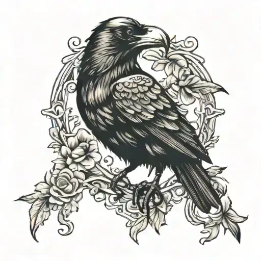 Raven With Real Heart