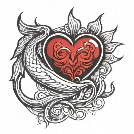 Fish Hook Heart