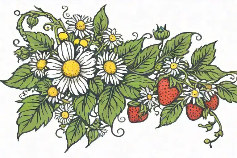 Chamomile And Strawberry Vine