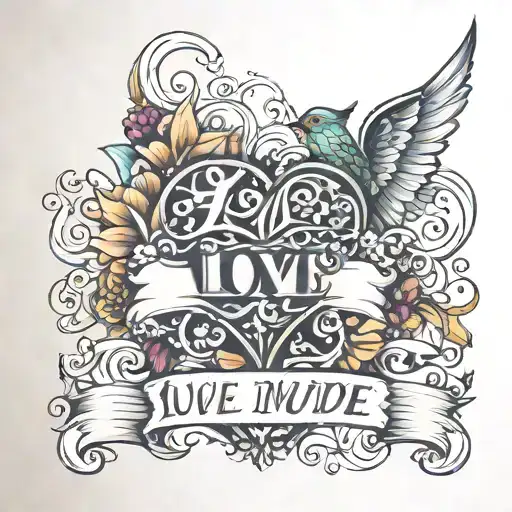 Love And Include Name Ved