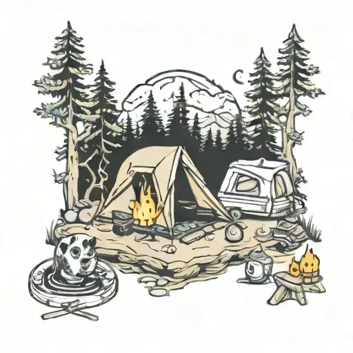 Camping Scene