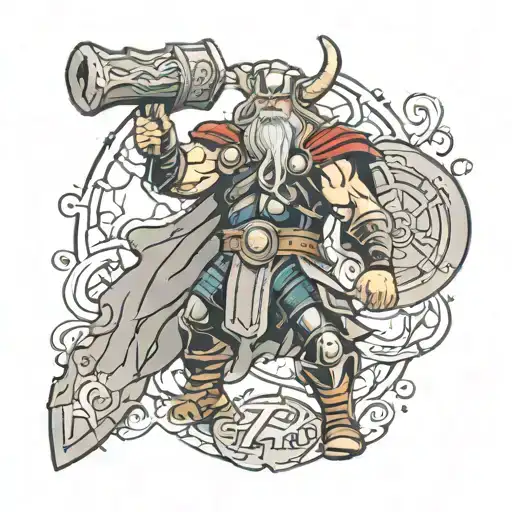 Mjoinir Stormbreaker Thor Marvel