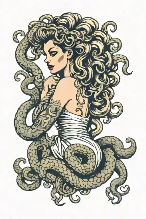 Medusa Pinup Girl