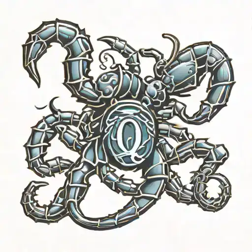 Letter Q Make Out Of A Scorpion