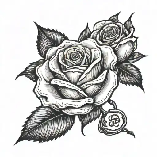 Rose With A Stem That Says I Love You Uno Mas