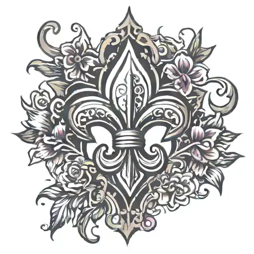 Lone Star And Fleur De Lis