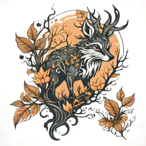 Whimsical Dark Forest