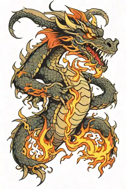 Dragon Breathing Fire