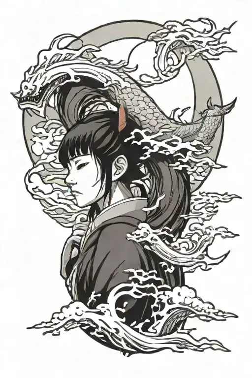 Haku Spirited Away With Sun Shining