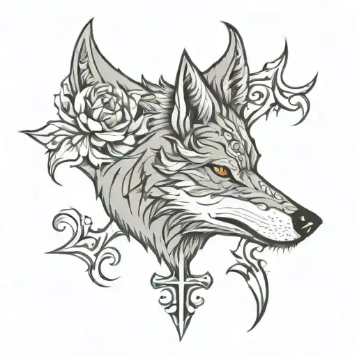 Wolf Head Cross