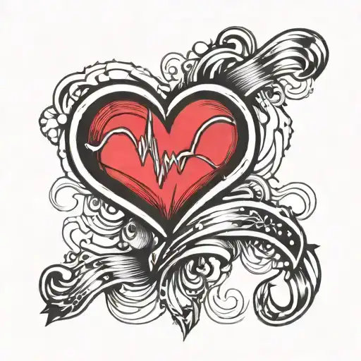 Heartbeat Line With Love You