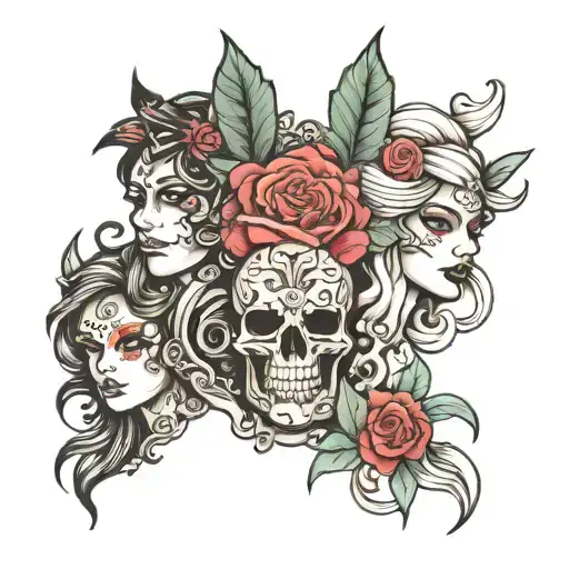 Older Brother 2 Younger Sisters Matching