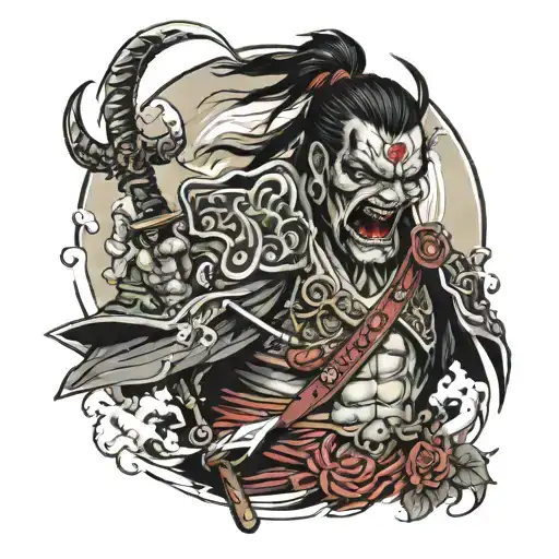 Warrior Samurai Zombie