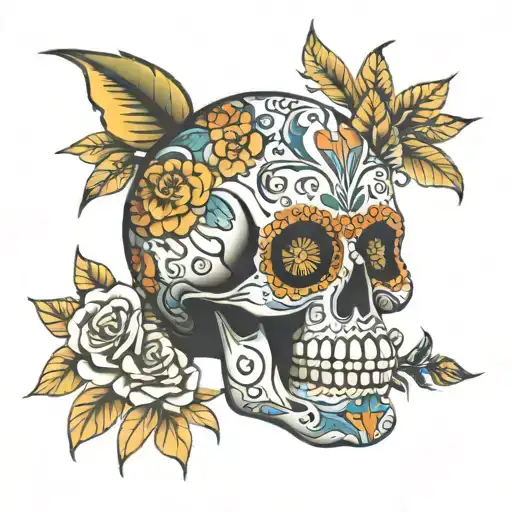 Cabo Lands End Sugar Skull