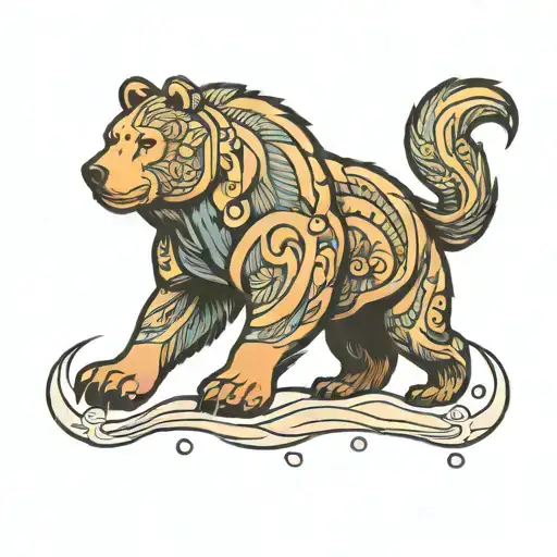 Running Bear Standing