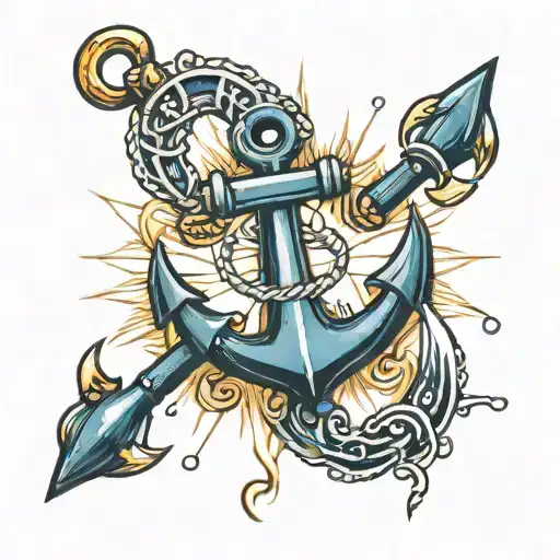 Navy Anchor