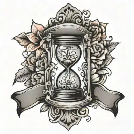 Faith Over Fear Hour Glass