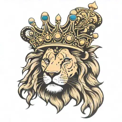Lion With A Crown