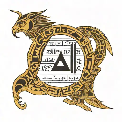 Writings With Ancient Egyptian Alphabet