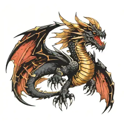 A Black Dragon From Heroes Of Might And Magic 3 Fighting Zeus From Age Of Mythology