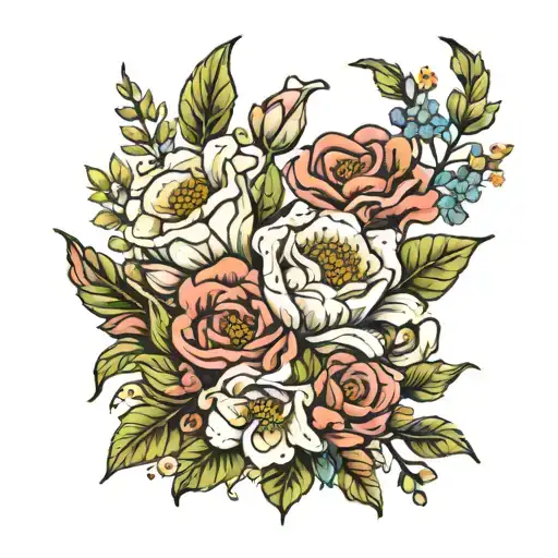 Birth Flower Bouquet