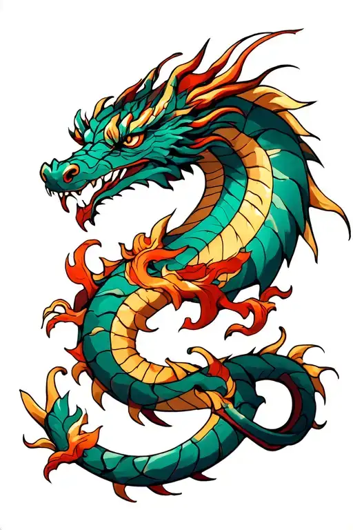 Spear Dragon Wrapped