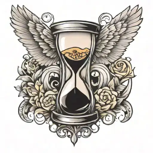 Hourglass With Wings