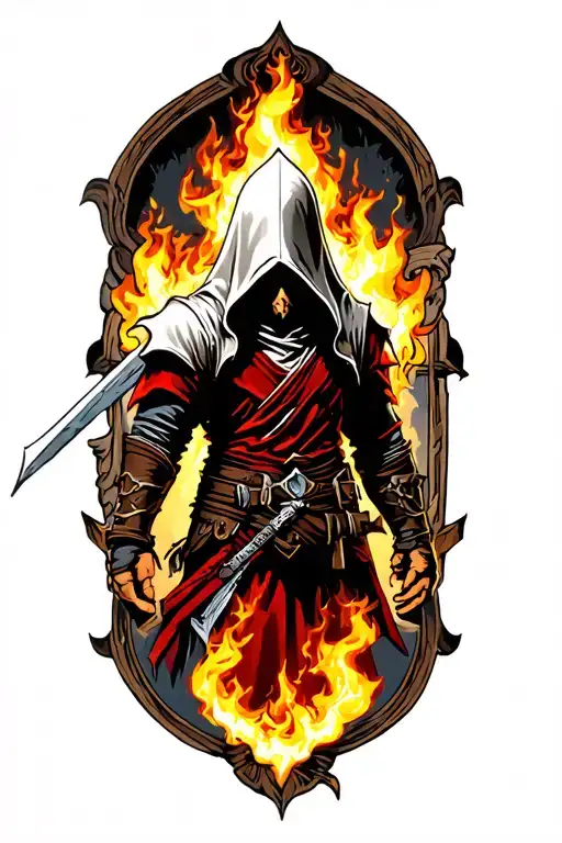 Assassins Creed With Fire