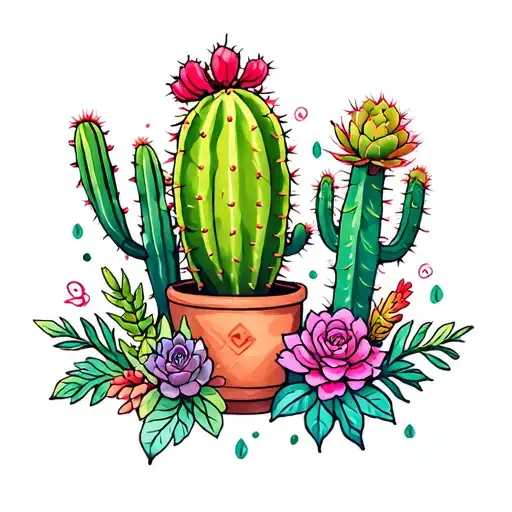 Cactus And Succulent Feminine