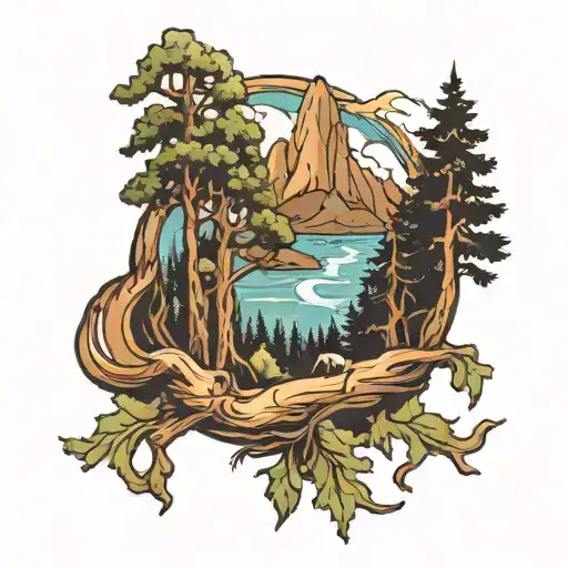 Forest Landscape Band