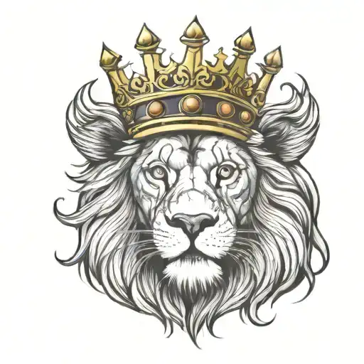 Lion With A Crown