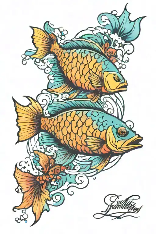 Ocean With Parrot Fish