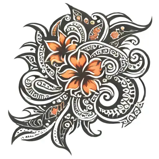 Hawaiian Tribal Design