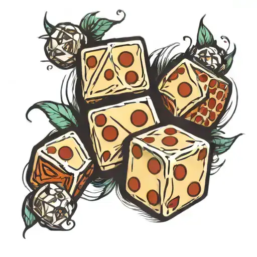 Playing Dice 5 And 1