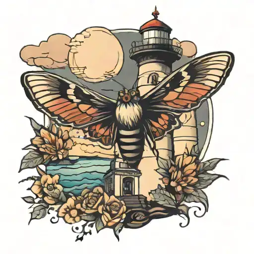 Moth And Lighthouse
