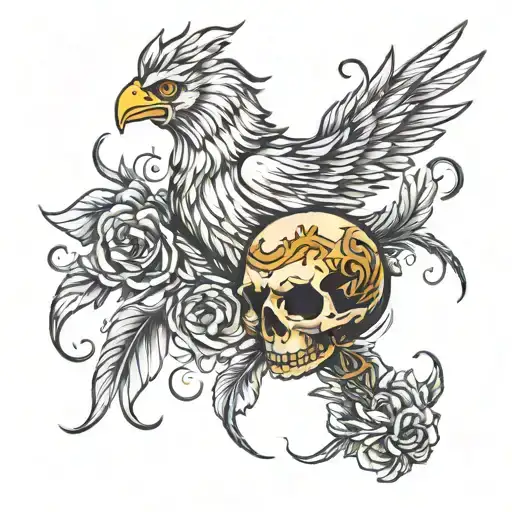 Electricity Phoenix Memento Mori Forearm